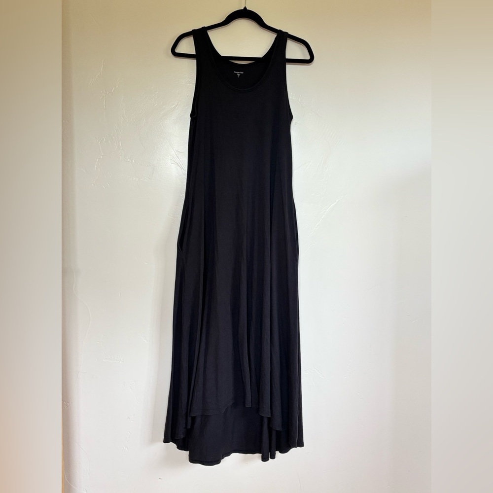 Garnet Hill Black High Low Dress | A9